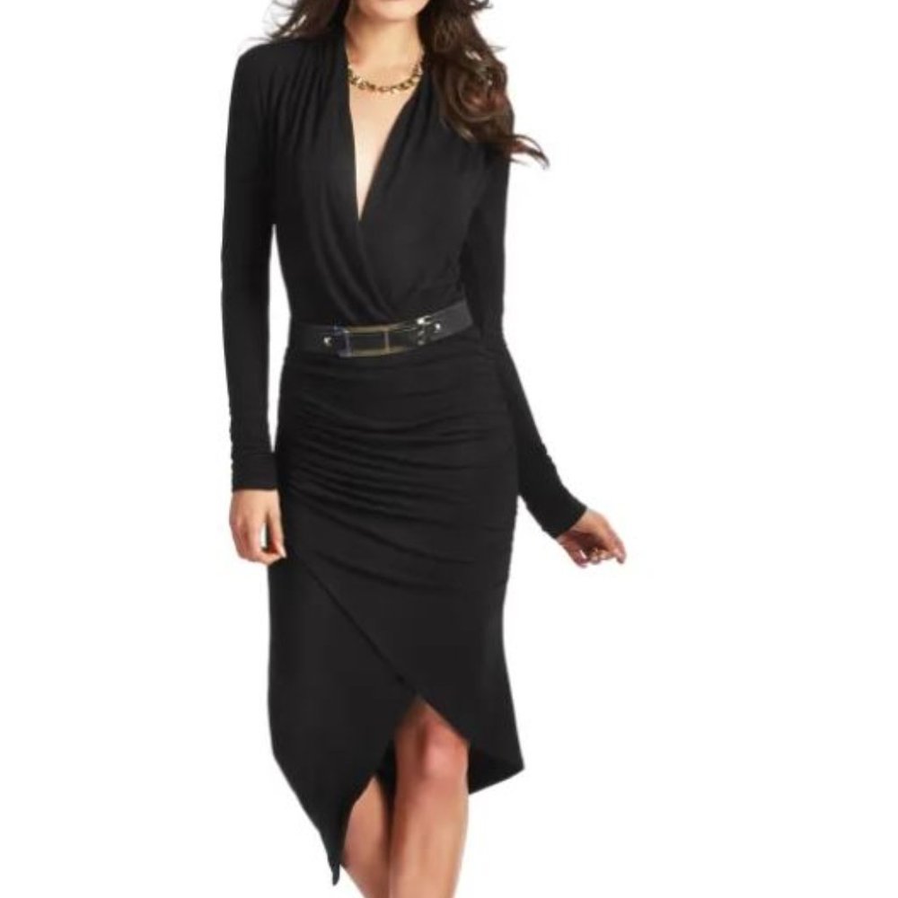 HAYLEY DRAPED KNIT MAXI DRESS